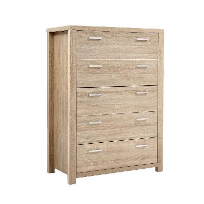5 chest of drawers tallboy dresser table bedroom storage cabinet