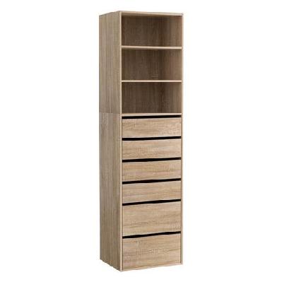 6 chest of drawers tallboy cabinet pine