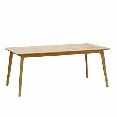 6ixty convair scandinavian oak rectangular dining table - 150cm