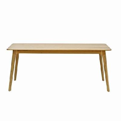 6ixty convair scandinavian oak rectangular dining table - 180cm