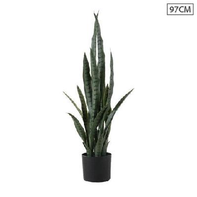 97cm artificial indoor snake sansevieria plant fake decoration tree flower pot