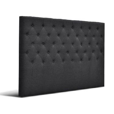 king size bed head headboard bedhead fabric frame base cappi charcoal
