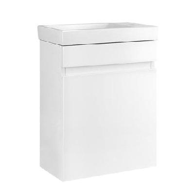 400mm bathroom vanity basin cabinet sink storage wall hung ceramic basins wall mounted white