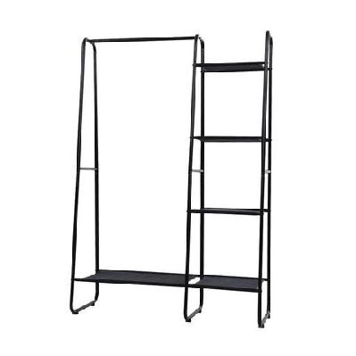 portable clothes rack garment hanging stand closet storage organiser shelf home