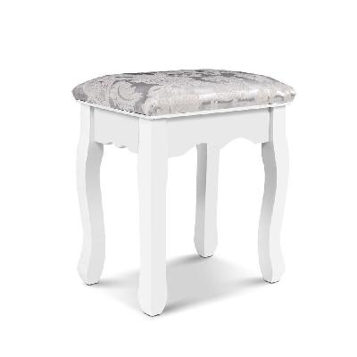 dressing stool bedroom white make up chair living room fabric furniture