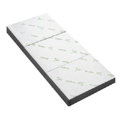 bedding folding foam portable mattress single bamboo fabric