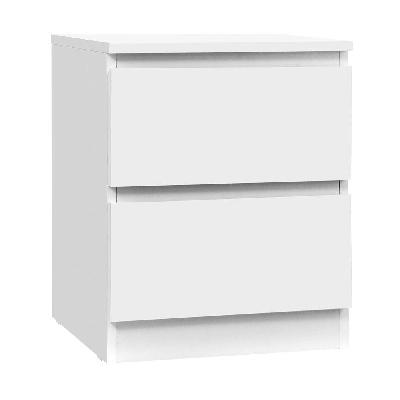 bedside table cabinet lamp side tables drawers nightstand unit white