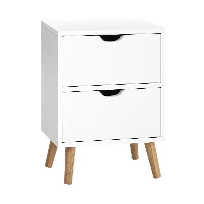 bedside tables drawers side table nightstand white storage cabinet wood