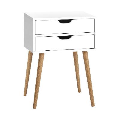 bedside tables drawers side table nightstand wood storage cabinet white