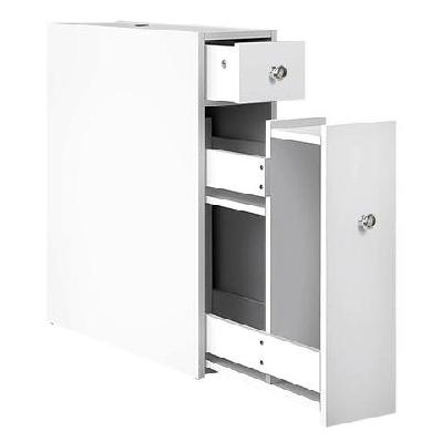 bathroom storage cabinet white