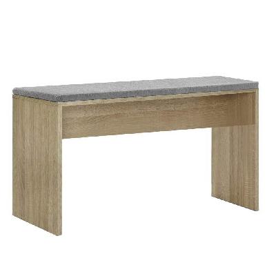 dining bench natu upholstery seat stool chair cushion kitchen furniture oak 90cm