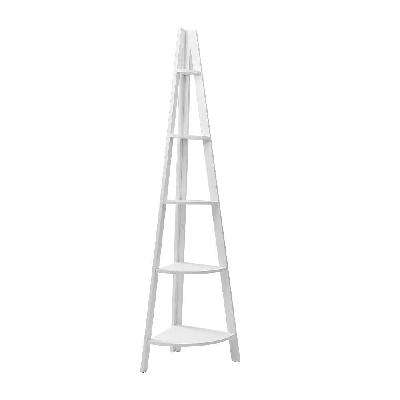 5 tier corner ladder display shelf home storage plant stand bookshelf