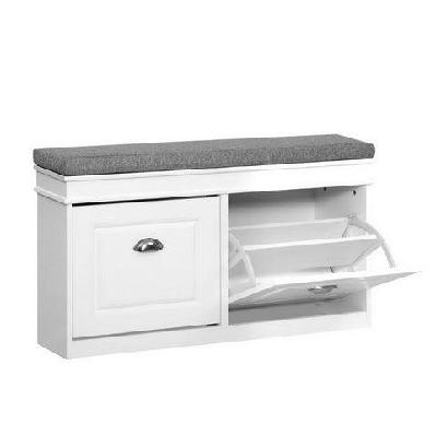 shoe cabinet bench shoes storage rack organiser drawer white shelf 12 pairs box