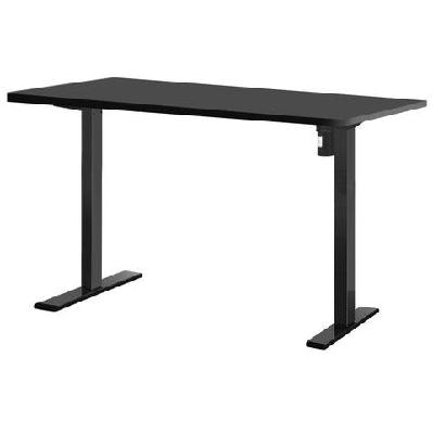 electric standing desk motorised sit stand desks table black 140cm