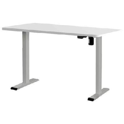 electric standing desk motorised adjustable sit stand desks grey white