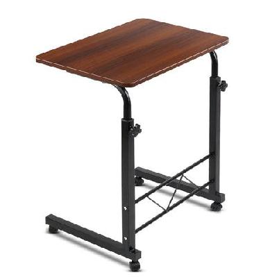 laptop table desk portable - dark wood