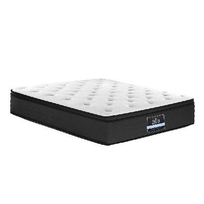 bedding eve euro top pocket spring mattress 34cm thick – double