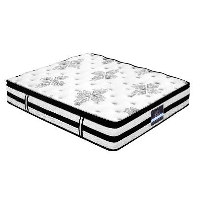 giselle bedding super king mattress bed euro top pocket spring firm foam 34cm