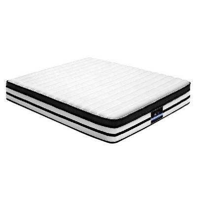 bedding rostock euro top pocket spring mattress 27cm thick – queen