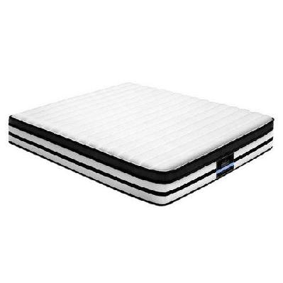 bedding rostock euro top pocket spring mattress 27cm thick – queen