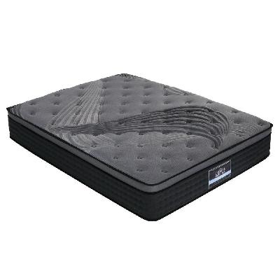 bedding alanya euro top pocket spring mattress 34cm thick – king