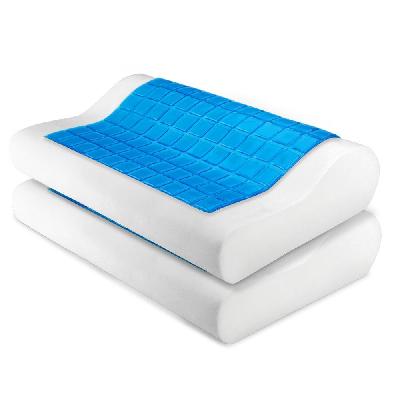 bedding set of 2 cool gel memory foam pillows