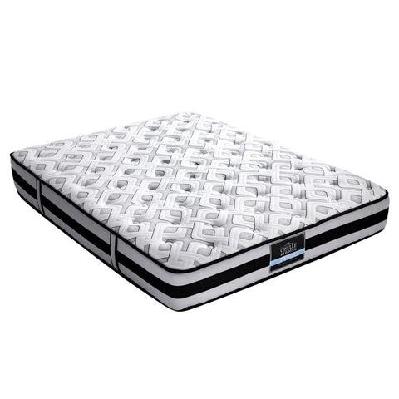 bedding rumba tight top pocket spring mattress 24cm thick – double