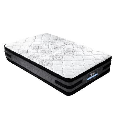 bedding luna euro top cool gel pocket spring mattress 36cm thick – king single