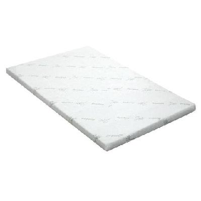bedding cool gel memory foam mattress topper w/bamboo cover 5cm - single