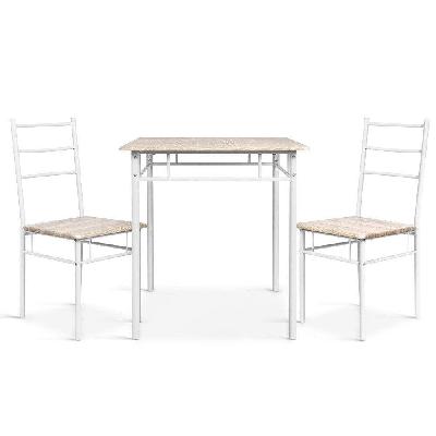 3 piece dining set - natural