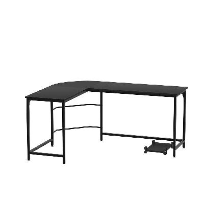 corner computer desk l-shaped student home office study table workstation