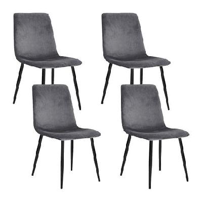 set of 4 modern dining chairs