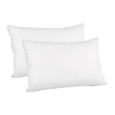 bedding goose feather down twin pack pillow