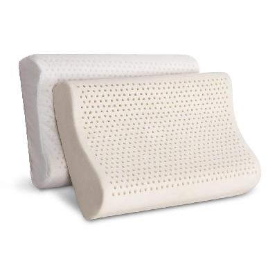bedding set of 2 natural latex pillow