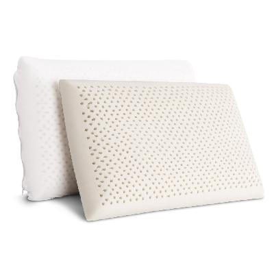bedding set of 2 natural latex pillow