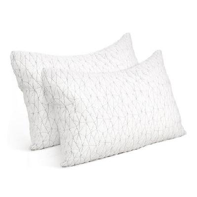 bedding set of 2 rayon king memory foam pillow