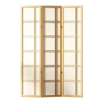 room divider screen privacy wood dividers stand 3 panel nova natural
