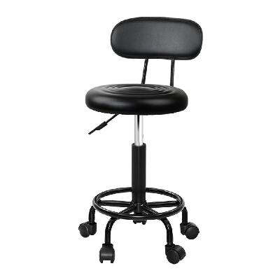 artiss salon stool swivel chairs with back barber beauty hydralic lift