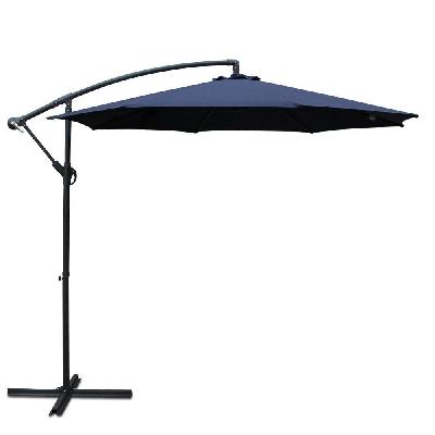 3m cantilevered outdoor umbrella - navy