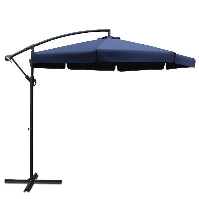 3m outdoor umbrella - navy