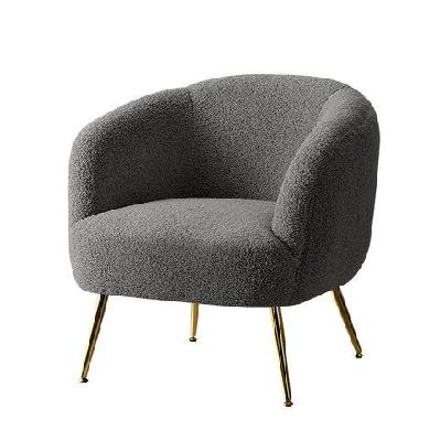 artiss armchair lounge chair accent chairs arm armchairs sherpa boucle charcoal