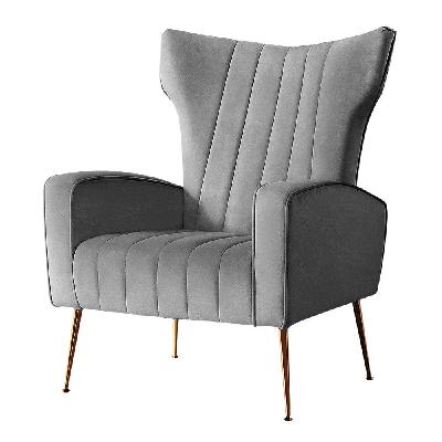 artiss armchair lounge accent chairs armchairs chair velvet sofa grey seat