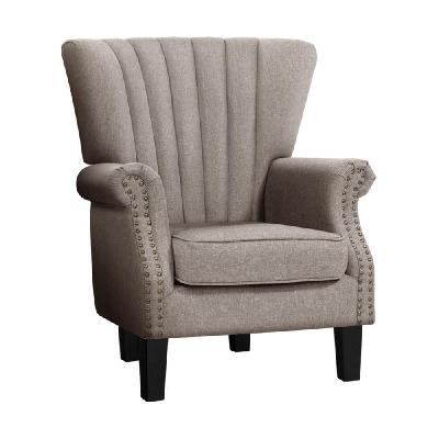 armchair lounge chair accent chairs armchairs fabric single sofa beige