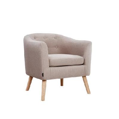 adora armchair tub chair single accent armchairs sofa lounge fabric beige