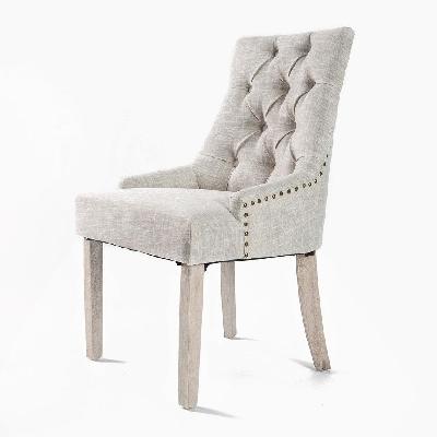 la bella cream french provincial dining chair amour oak leg