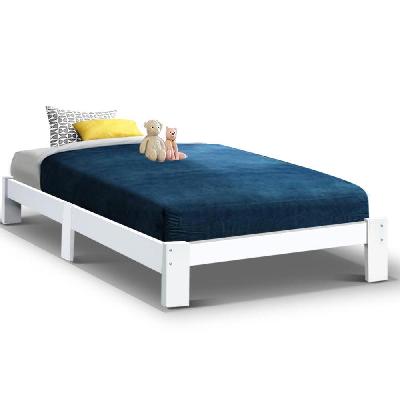bed frame king single size wooden mattress base timber platform jade