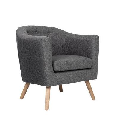 adora armchair tub chair single accent armchairs sofa lounge fabric grey