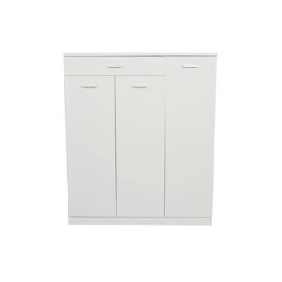 adrian shoe storage cabinet - high gloss white