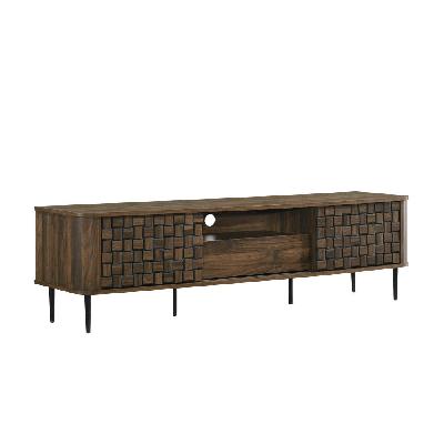 albie lowline tv stand entertainment unit 160cm walnut