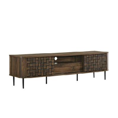albie lowline tv stand entertainment unit 160cm walnut